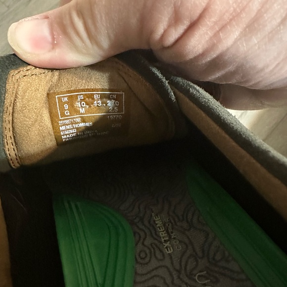 Clarks Hodson Moc Olive Suede Men's Size 10 - Picture 6 of 9